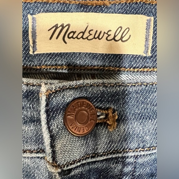 Madewell Tall 10" High-Rise Mom Skinny Crop Jeans Size 28 - Picture 10 of 12
